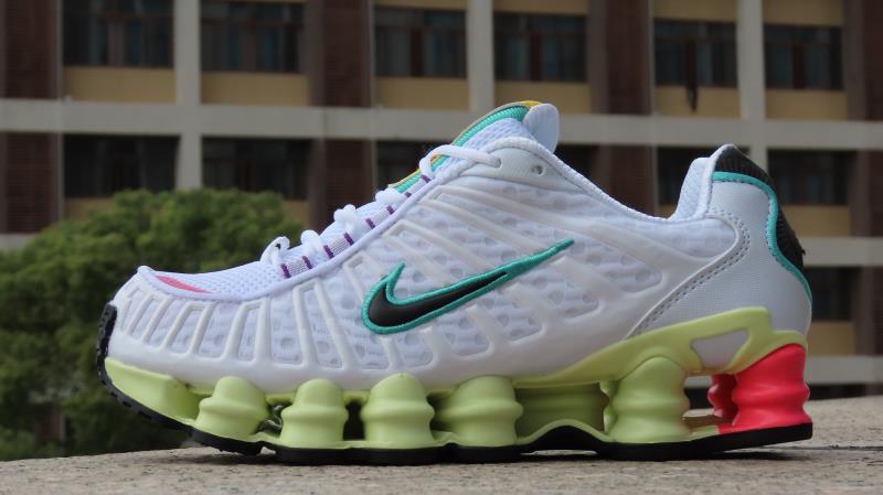 2020 Women Nike Shox Turbo 13 Silver Green